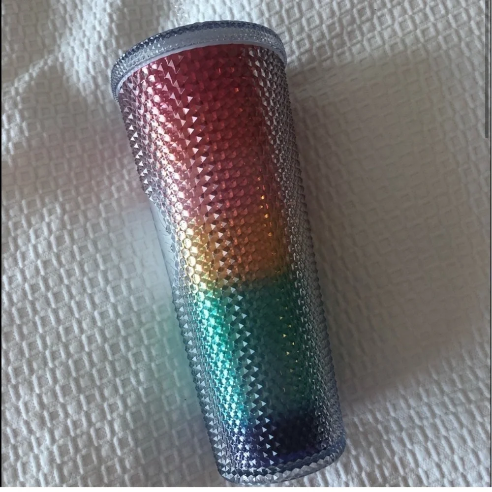 NWT Starbucks Summer Pride Rainbow Studded Tumbler